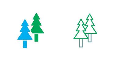 Pine Tree Icon Design vector