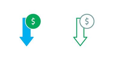 Loss Icon Design vector