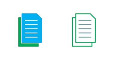 Document Icon Design vector