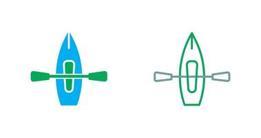 Kayak Icon Design vector