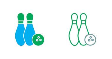 Bowling Icon Design vector