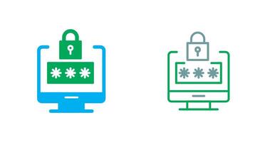 Lock Icon Design vector