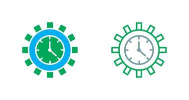 diseño de icono de optimización de tiempo vector