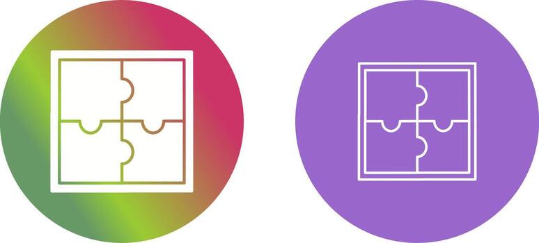 Solution Icon Design vector