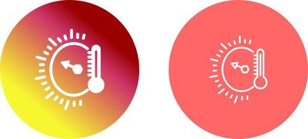 Temperature Indicator Icon Design vector