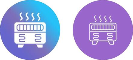 Convection Heater Icon Design vector