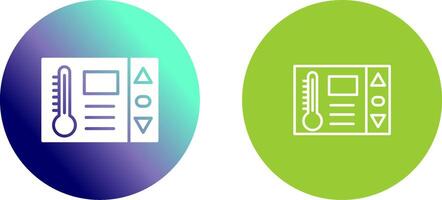 Thermostat Icon Design vector