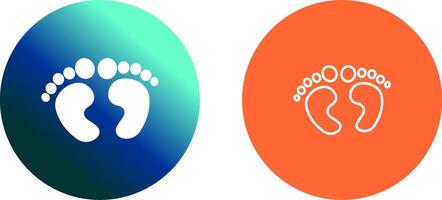 Feet Icon Design vector