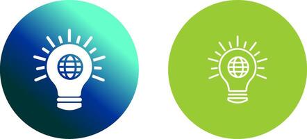 Brilliant Idea Icon Design vector