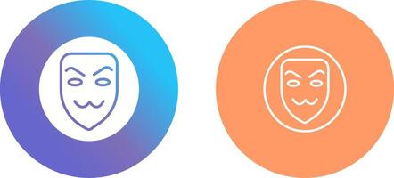 Hacker Mask Icon Design vector