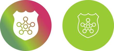 Police Badge Icon Design vector