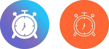 diseño de icono de reloj de alarma vector