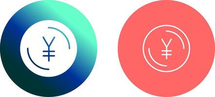 Yen Symbol Icon Design vector