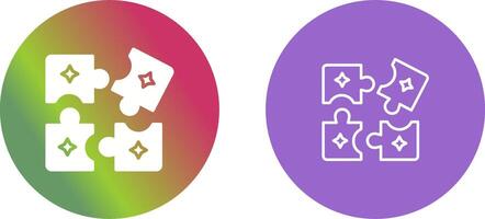 Puzzle Icon Design vector