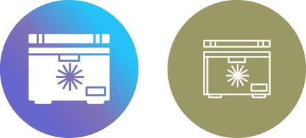 Freezer Icon Design vector