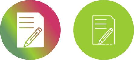 Document Edit Icon Design vector