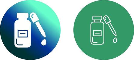 Drops Bottle Icon Design vector