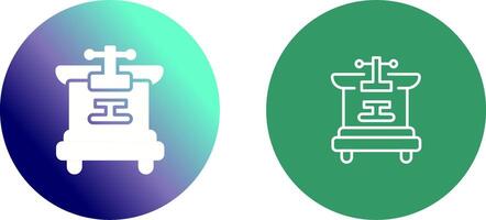 Machine Press Icon Design vector