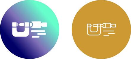 Micrometer Icon Design vector