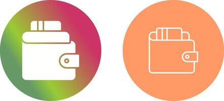 Wallet Icon Design vector