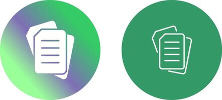 Document Icon Design vector