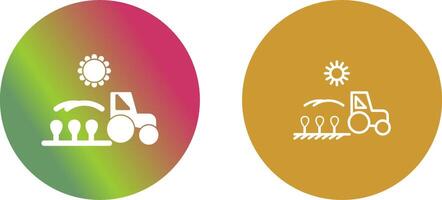 Smart Farm Icon Design vector