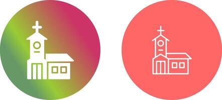 Building Church Icon Design vector