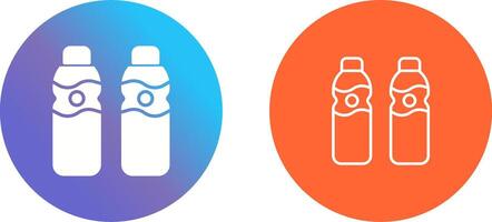 Water Bottle Icon Design vector