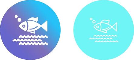 Fish Icon Design vector