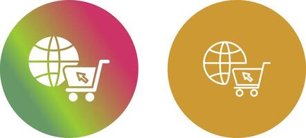 E commerce Online Store Icon Design vector