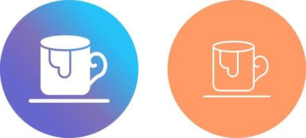 Hot Chocolate Icon Design vector