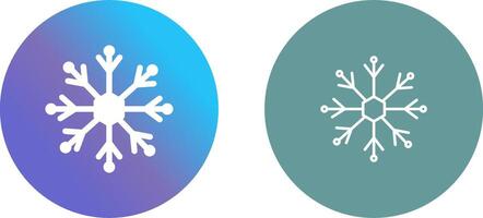 diseño de icono de copo de nieve vector