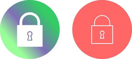 Padlock Icon Design vector