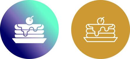 Pancake Icon Design vector
