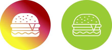 Burger Icon Design vector