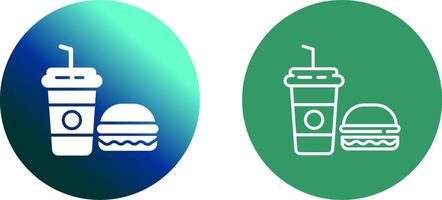 Junk Food Icon Design vector