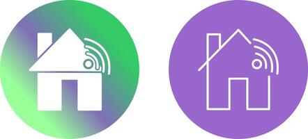 Smart House Icon Design vector