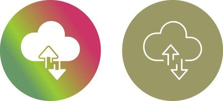 Cloud Computing Icon Design vector