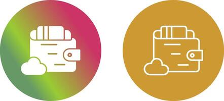Wallet Icon Design vector