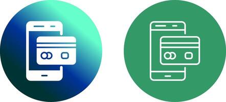 Cashless Payment Icon Design vector