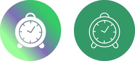 diseño de icono de reloj de alarma vector