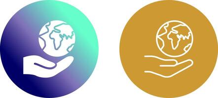 Globe Earth Icon Design vector