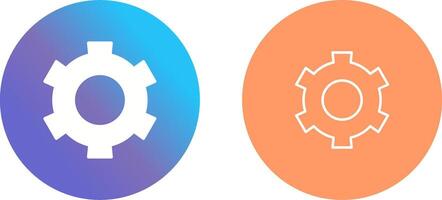 Setting Gear Icon Design vector