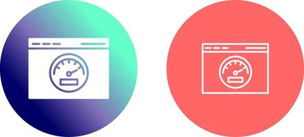 Page Speed Icon Design vector