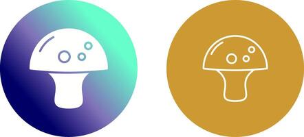 Mushrooms Icon Design vector