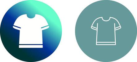 T Shirt with Lines Icon Design vector