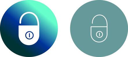 Unlocked Icon Design vector