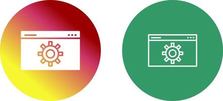 Web Optimization Icon Design vector