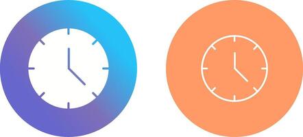 Clock Icon Design vector