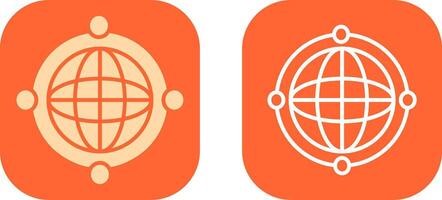 Worldwide Web Icon Design vector